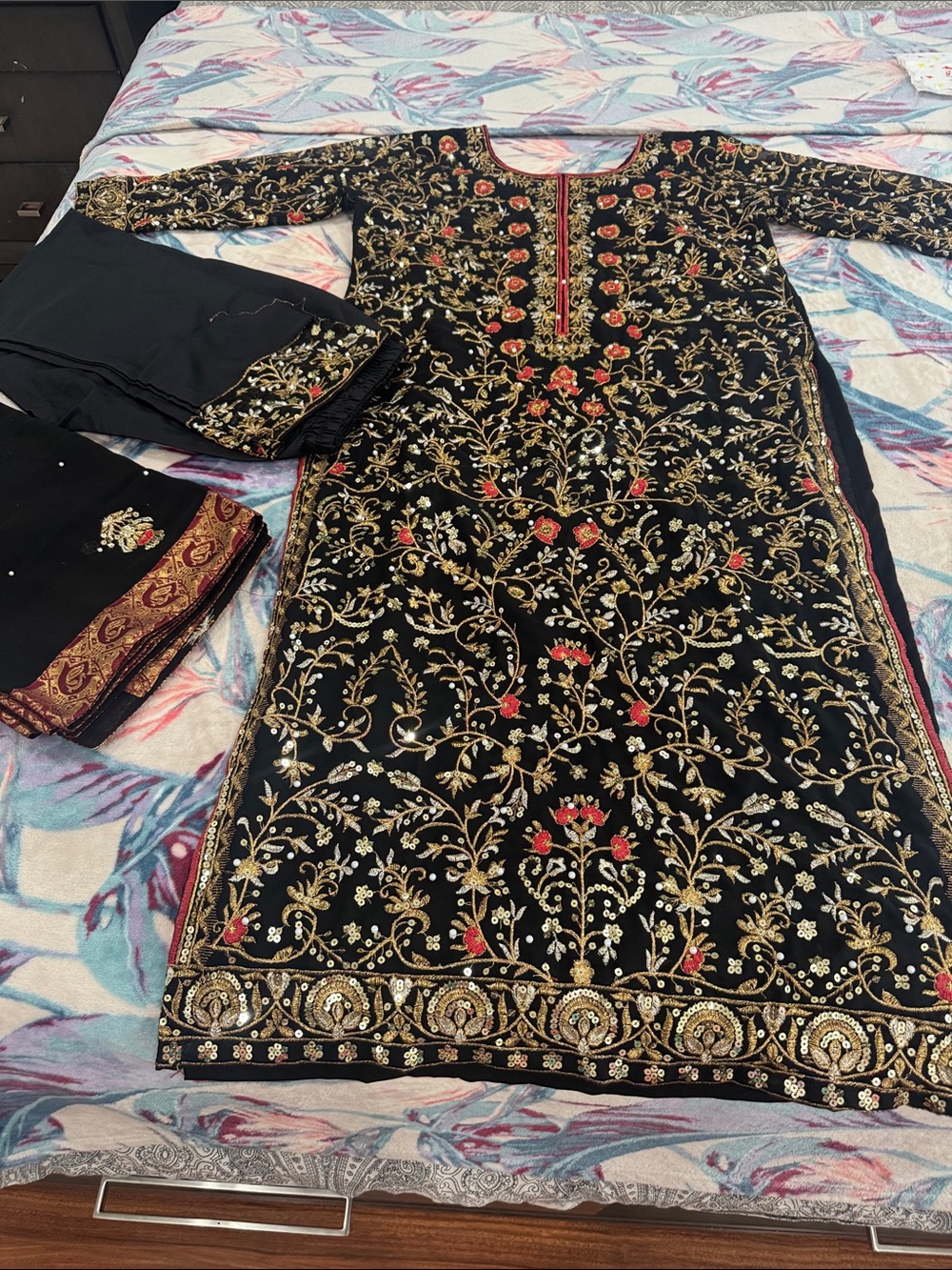 🌹PAKISTANI THREE PIECE SHALWAR KAMEEZ MOHSIN NAVEED RANJHA INSPIRED DRESS🌹